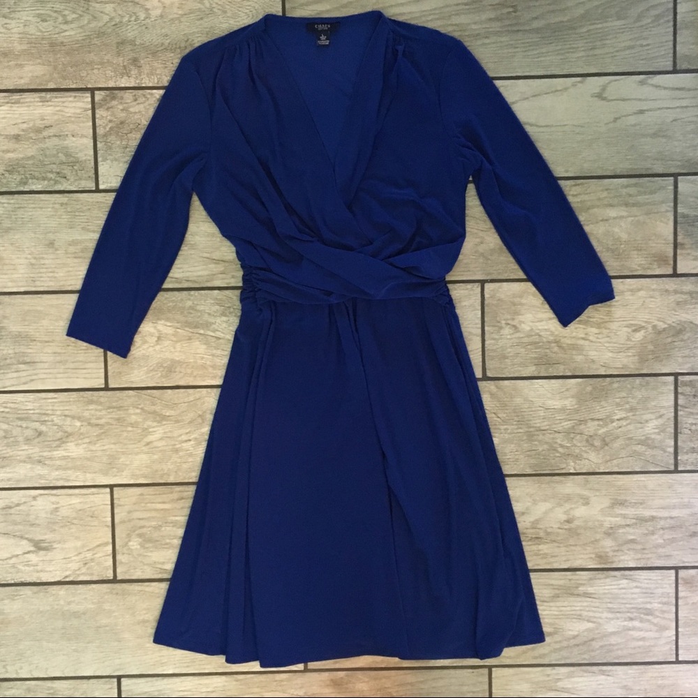 Chaps Ralph Lauren Dress Sz. L Royal Blue